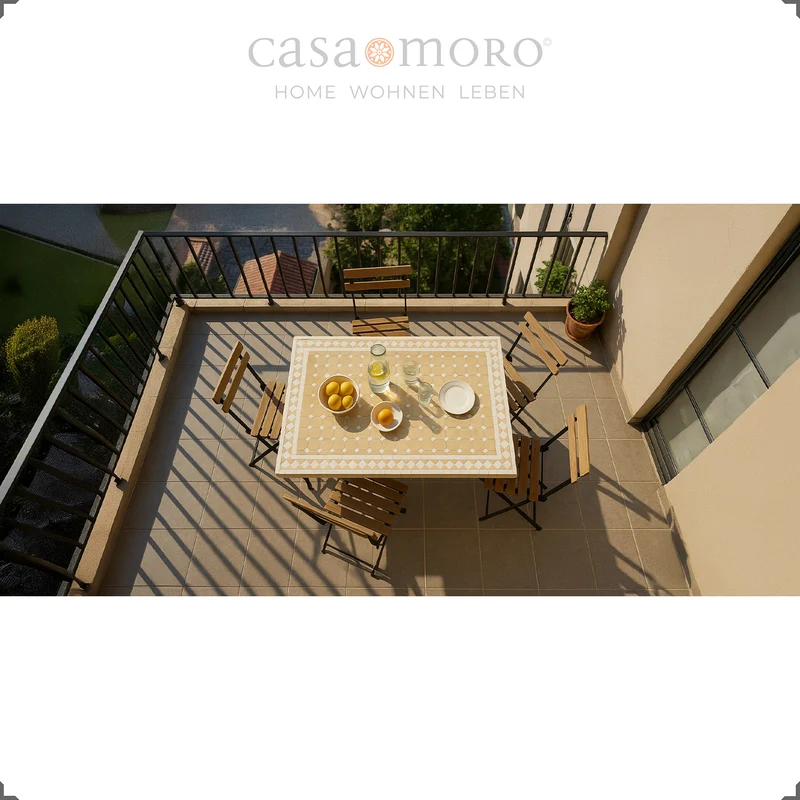 Terrassentisch, Gartentisch 120x80