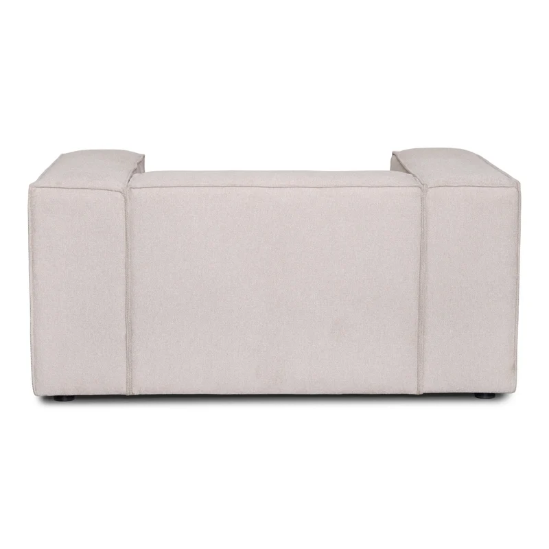 Hailey Sessel in Beige L: 136 × T: 100 × H: 64 cm