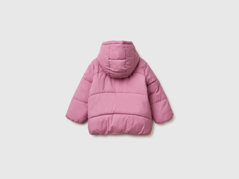 Wattierte Jacke mit Kapuze