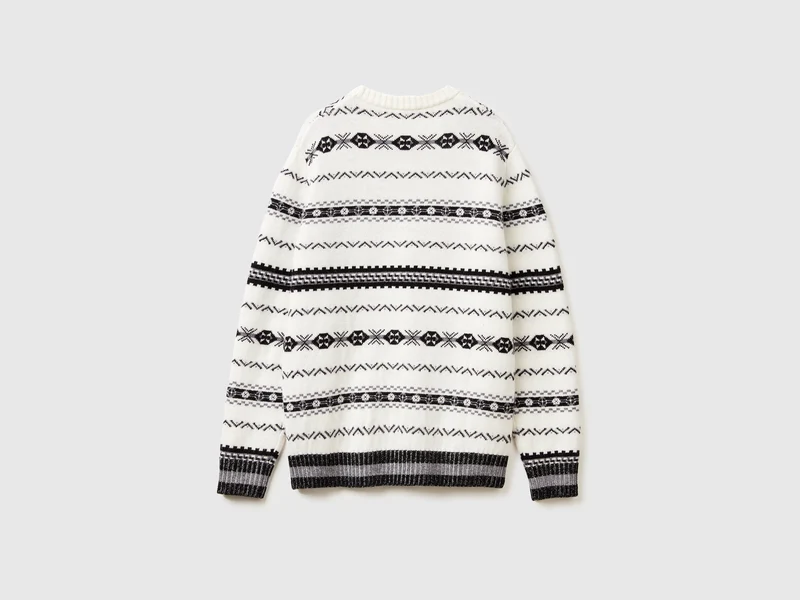 Jacquard-Pullover