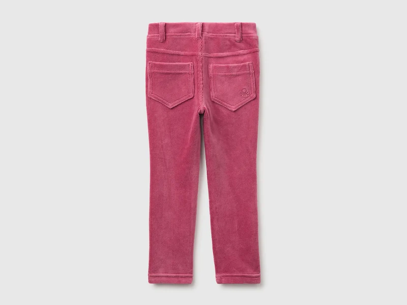 Gerippte Chenille-Hose