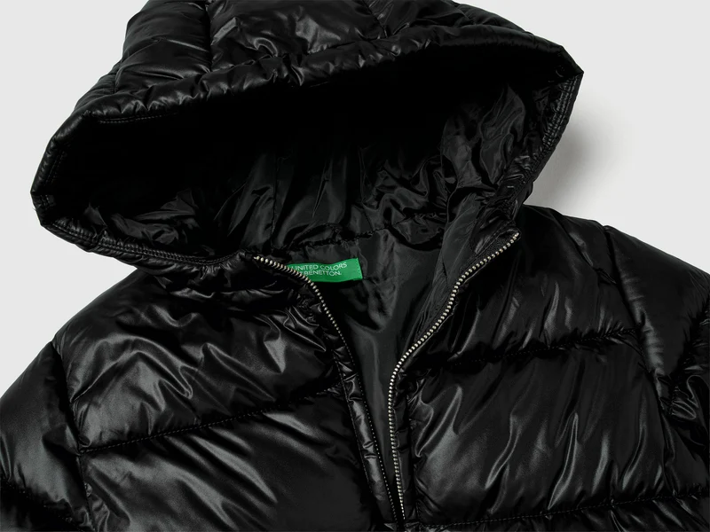 Lange Jacke mit Gürtel