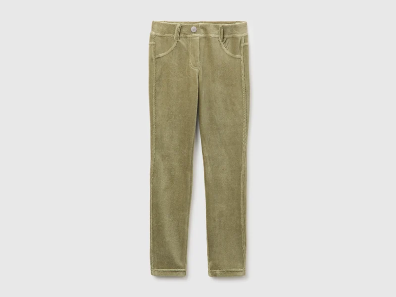Superenge Chenille-Hosen