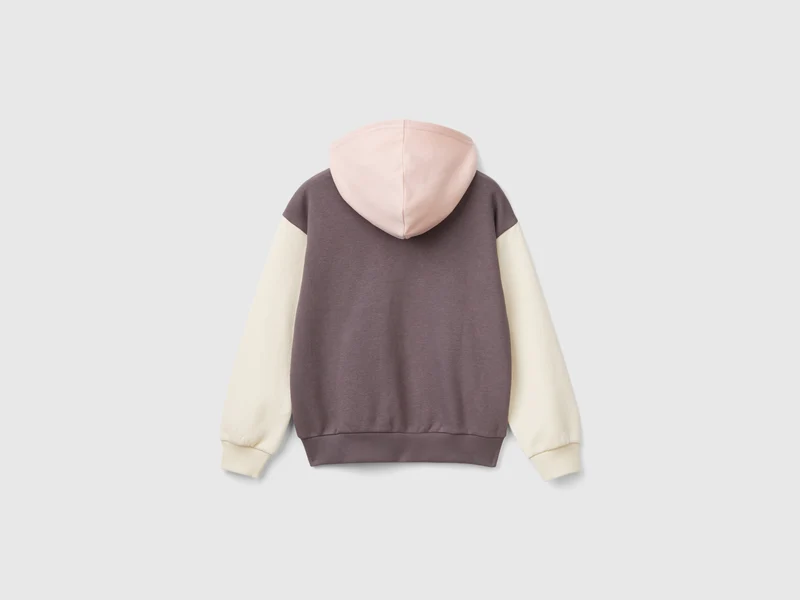 Sweater mit Reißverschluss und Pailletten