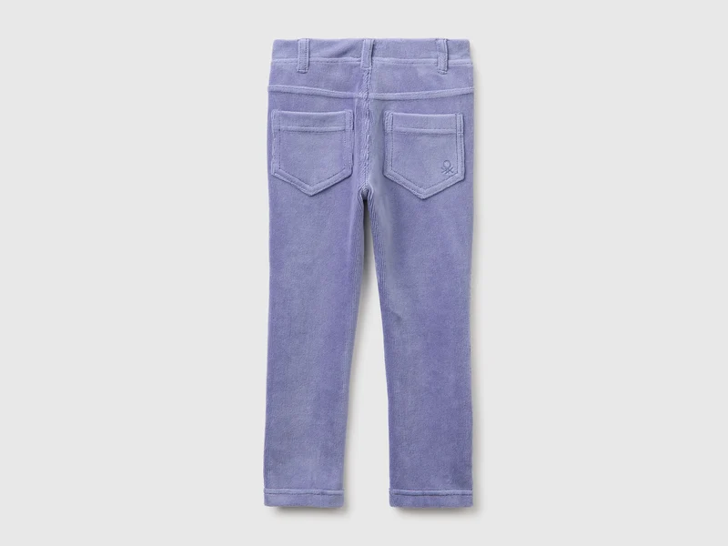 Gerippte Chenille-Hose