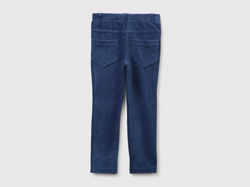 Gerippte Chenille-Hose