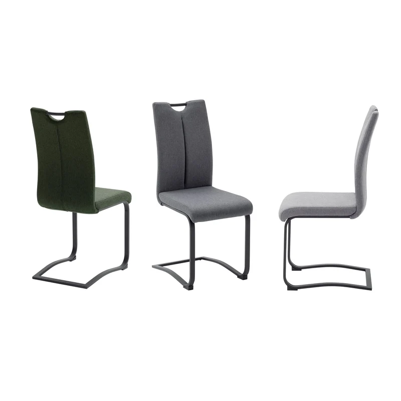 Freischwinger 4er-Set Oliv - Sambia