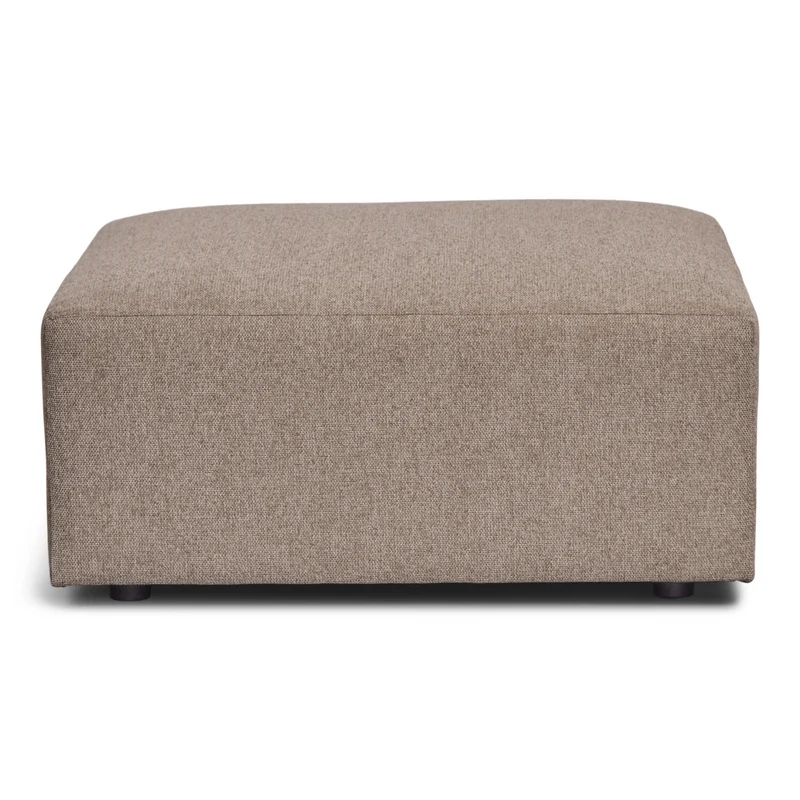 Emilia Pouf in Sand L: 79 x T: 79 x H: 39 cm