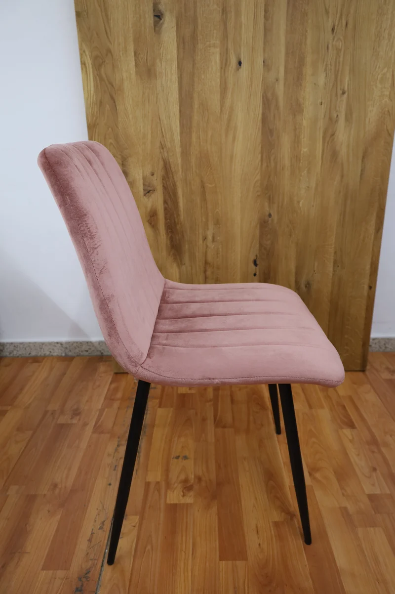 Stuhl Stühle Esszimmerstuhl + Samt Stoff + NEU in 3 Farben da!!!