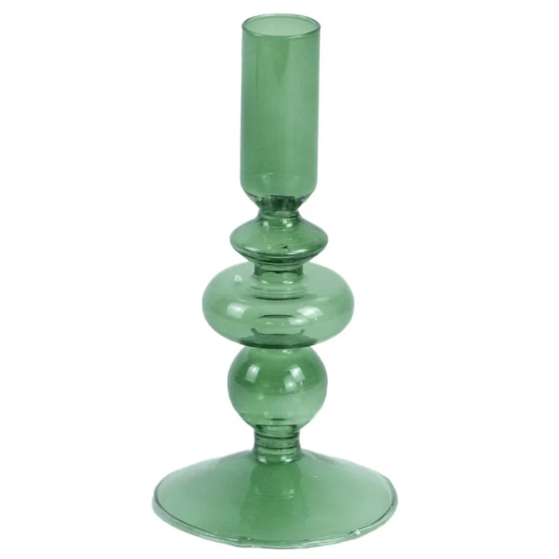 Gracie Glas-Kerzenhalter grün 18 cm