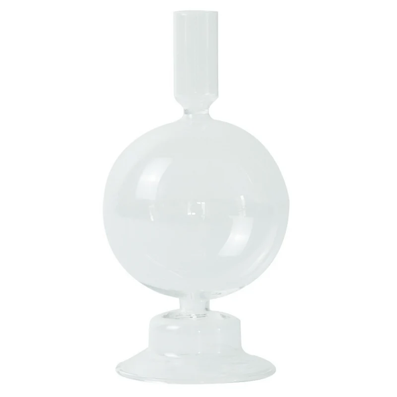 Effi Kerzenhalter aus klarem Glas 20 cm