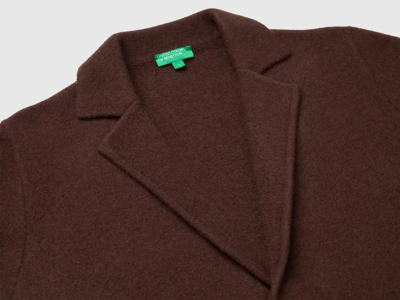 Blazer aus 100% gekochter Wolle