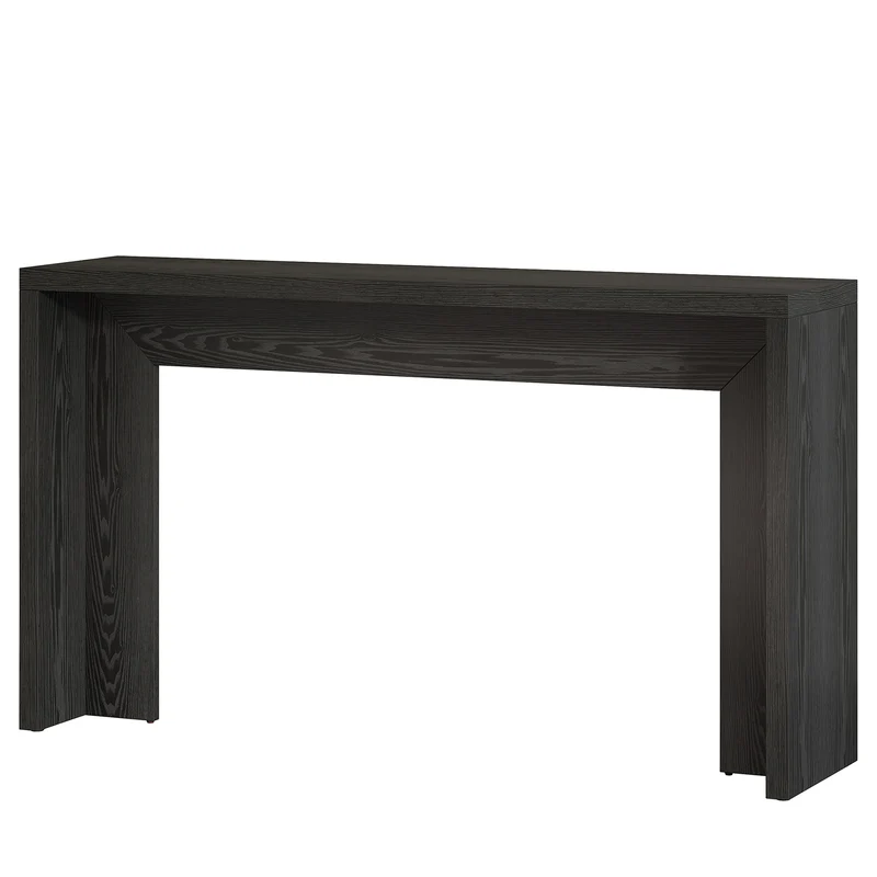 140 cm Rustikaler Konsolentisch, Bauernhaus-Sofatisch, Flurtisch