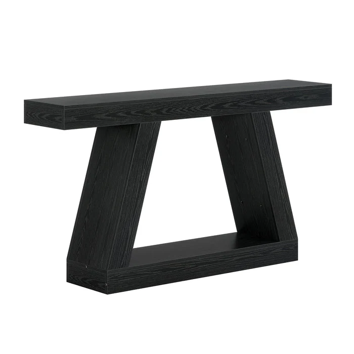 Konsolentisch im Landhausstil, 140cm Sofatisch mit Stauraum
