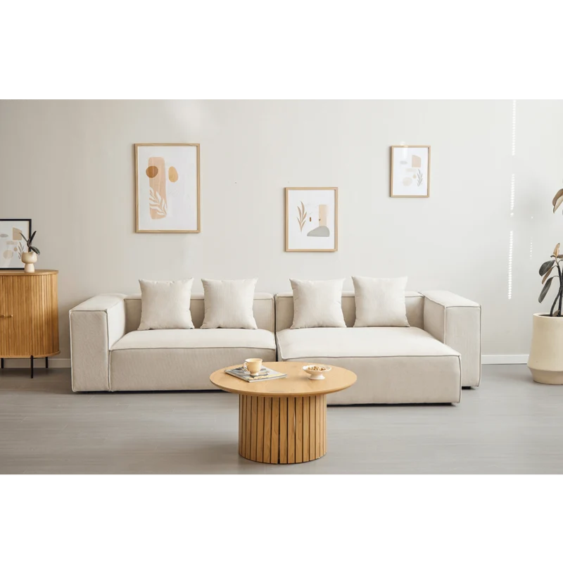 Hailey - Sitzelement für Modulsofa, Linkes Modul in beige L: 147 X T: 100 X H: 65 Cm
