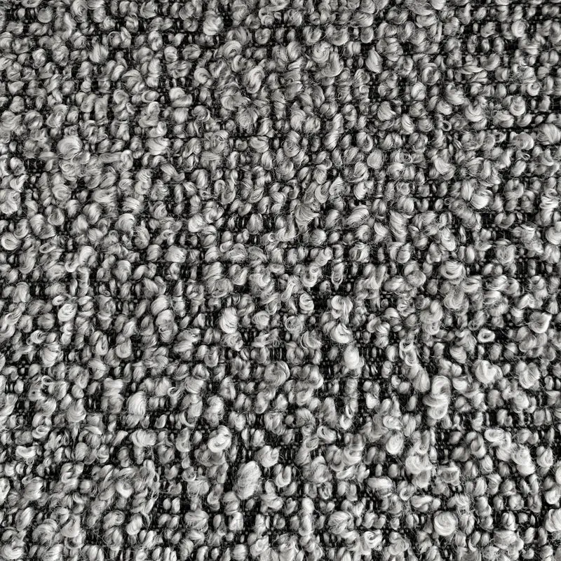 Malou - Grey Boucle - Stoffmuster