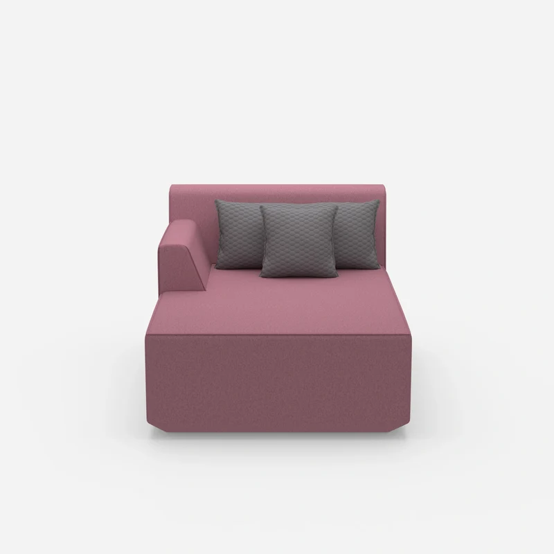 Recamiere in Rosa