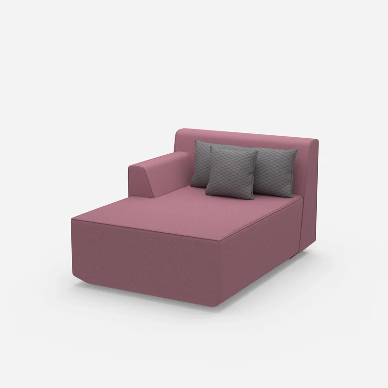 Recamiere in Rosa