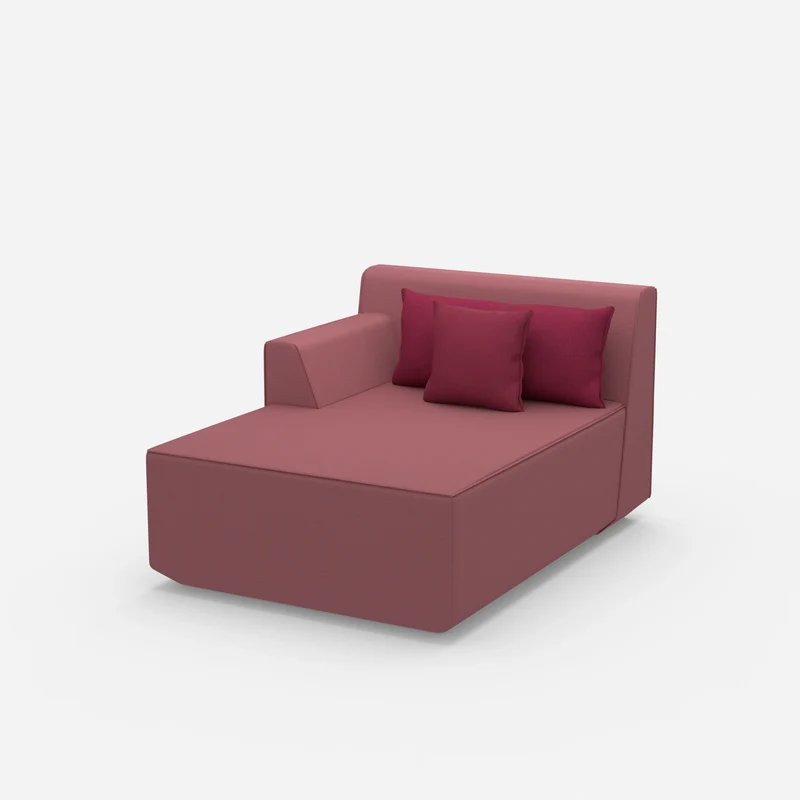 Recamiere in Rosa