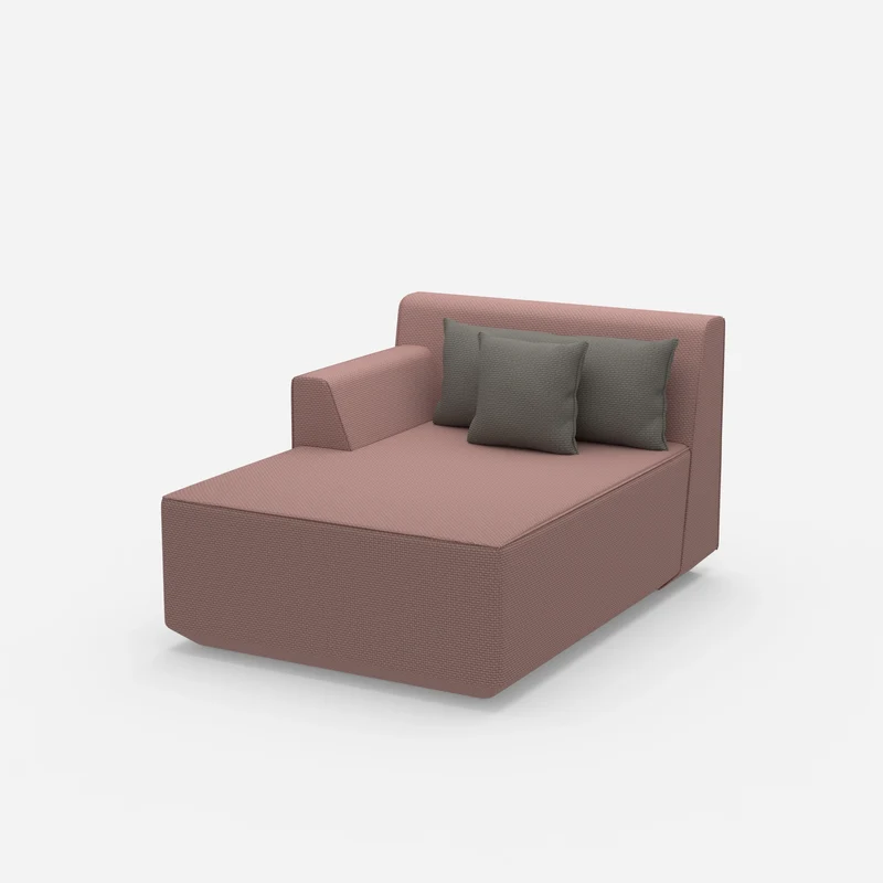 Recamiere in Rosa