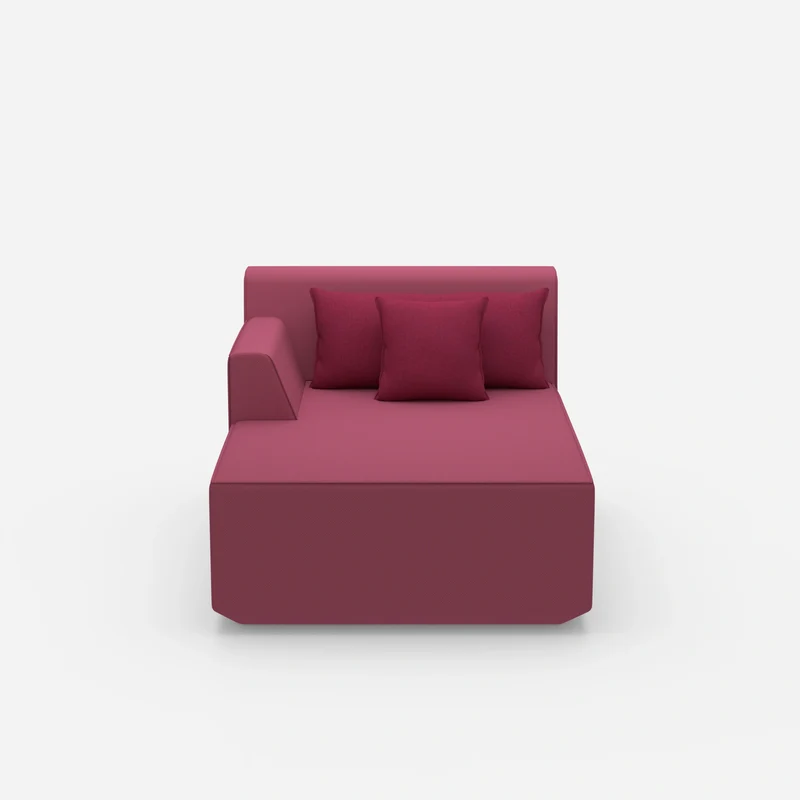 Recamiere in Rosa