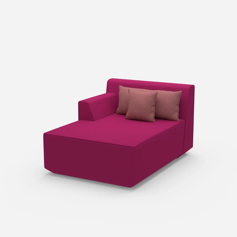 Recamiere in Rosa