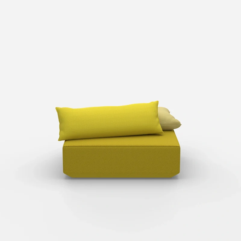Sitzpouf modular in Gelb