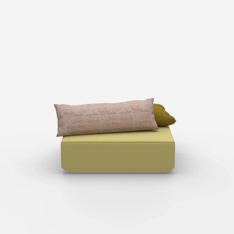 Sitzpouf modular in Gelb
