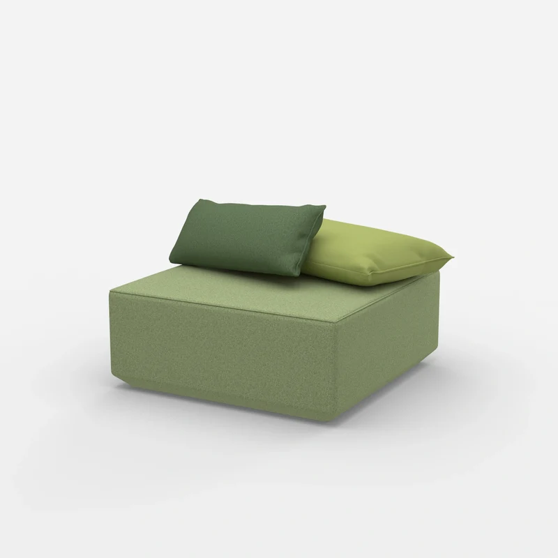 Moderner Pouf viereckig