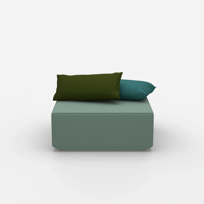 Moderner Pouf viereckig