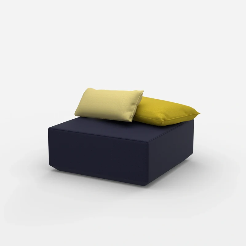 Moderner Pouf viereckig