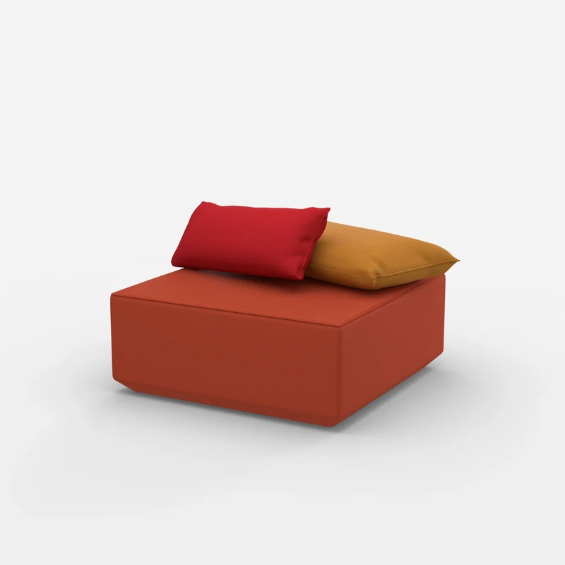 Moderner Pouf viereckig