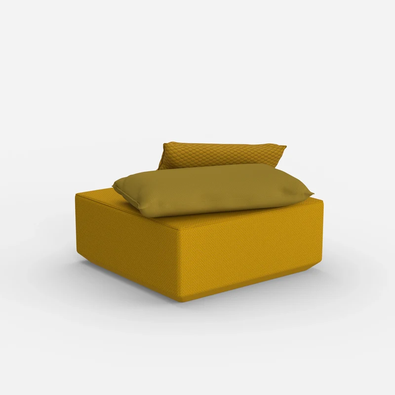 Moderner Pouf viereckig