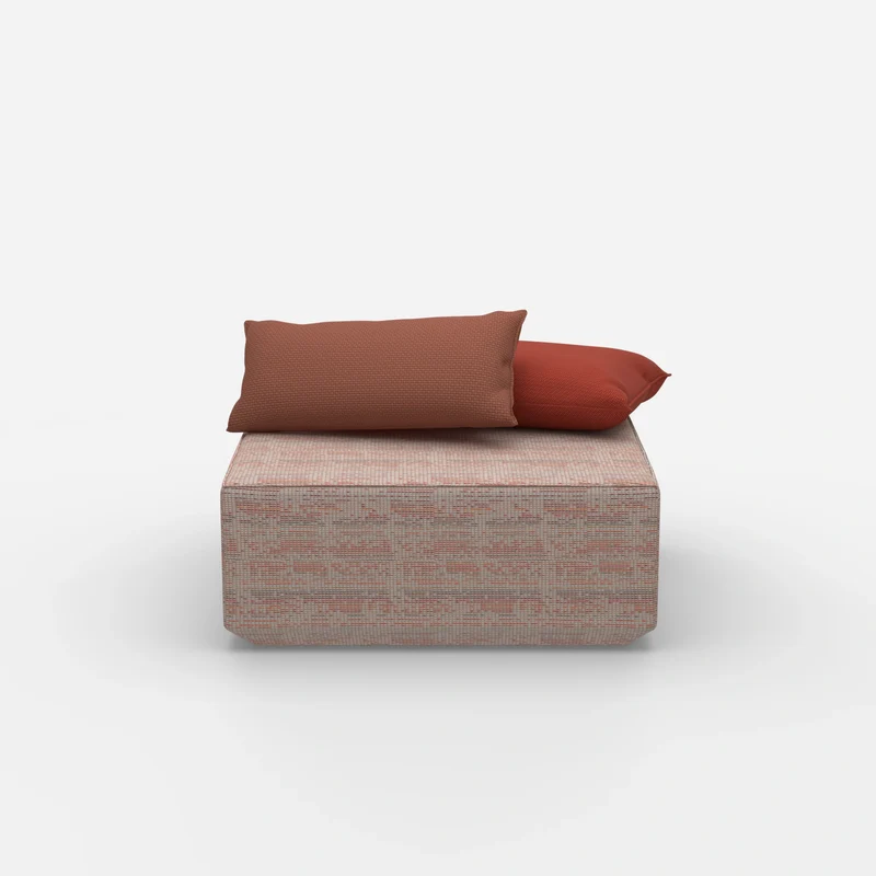 Moderner Pouf viereckig