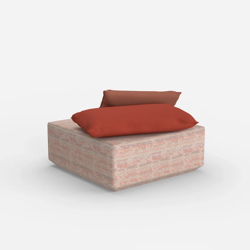 Moderner Pouf viereckig