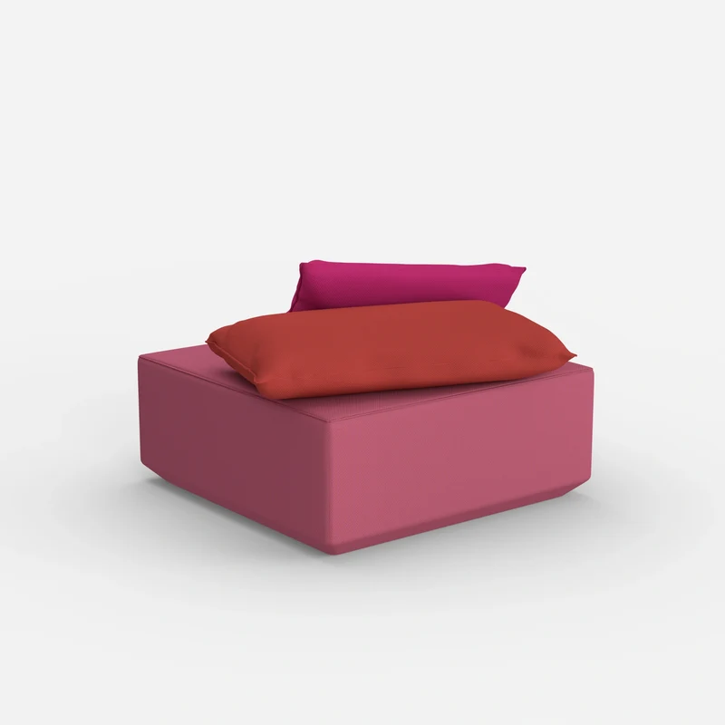 Moderner Pouf viereckig