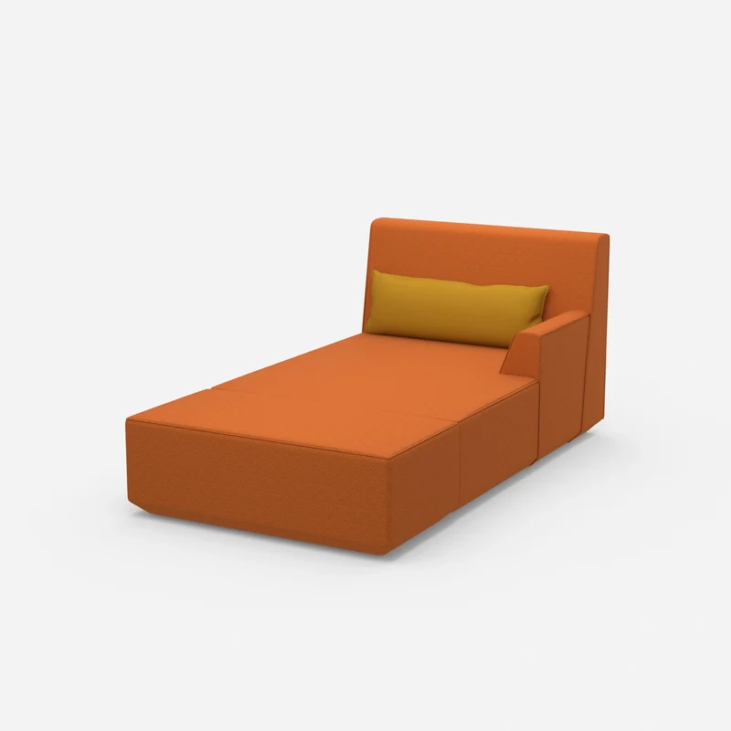 Moderne Recamiere zum Schlafen 120 cm breit