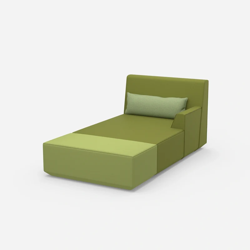 Moderne Recamiere zum Schlafen 120 cm breit