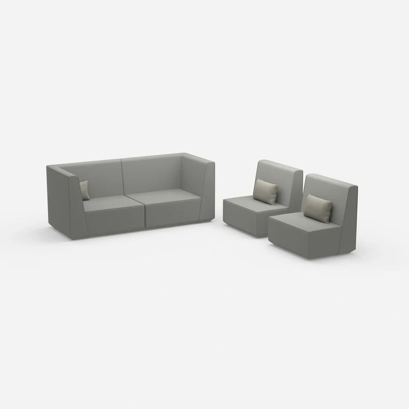 3 Sitzer und 2 Sessel