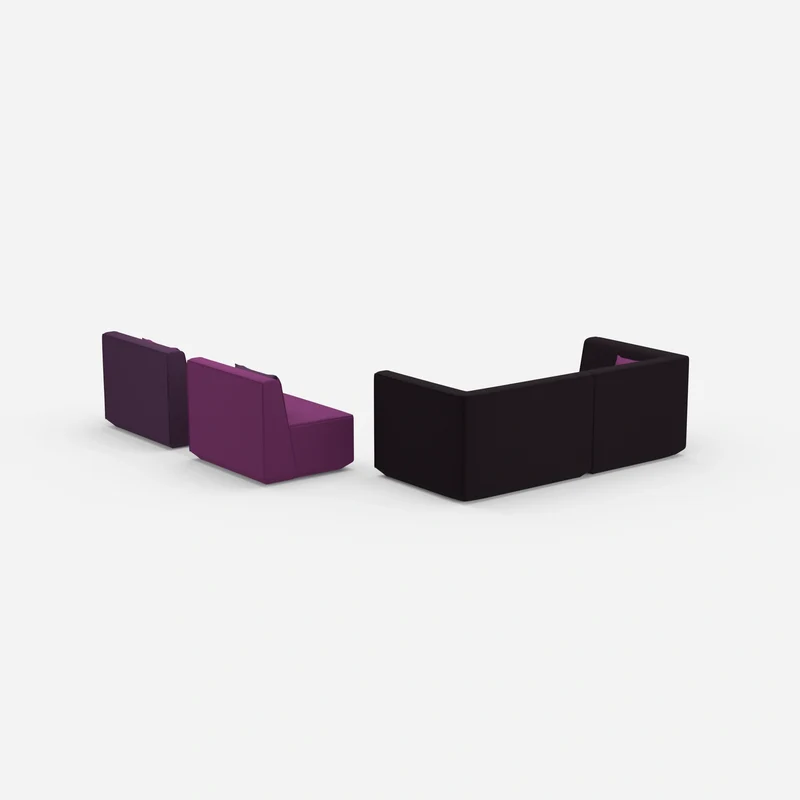 3 Sitzer Sofa mit 2 Sesseln