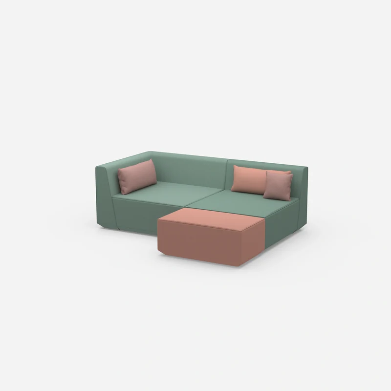 Tiefe Eckcouch