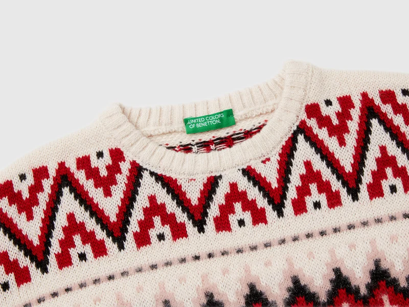 Jacquard-Pullover