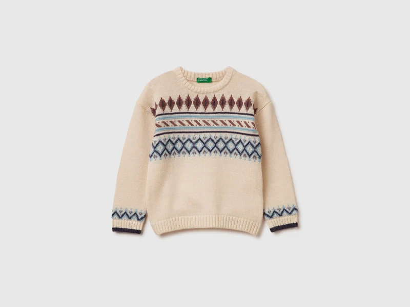 Jacquard-Pullover