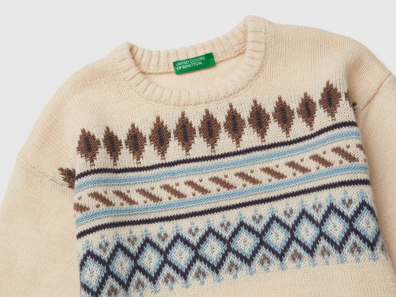 Jacquard-Pullover