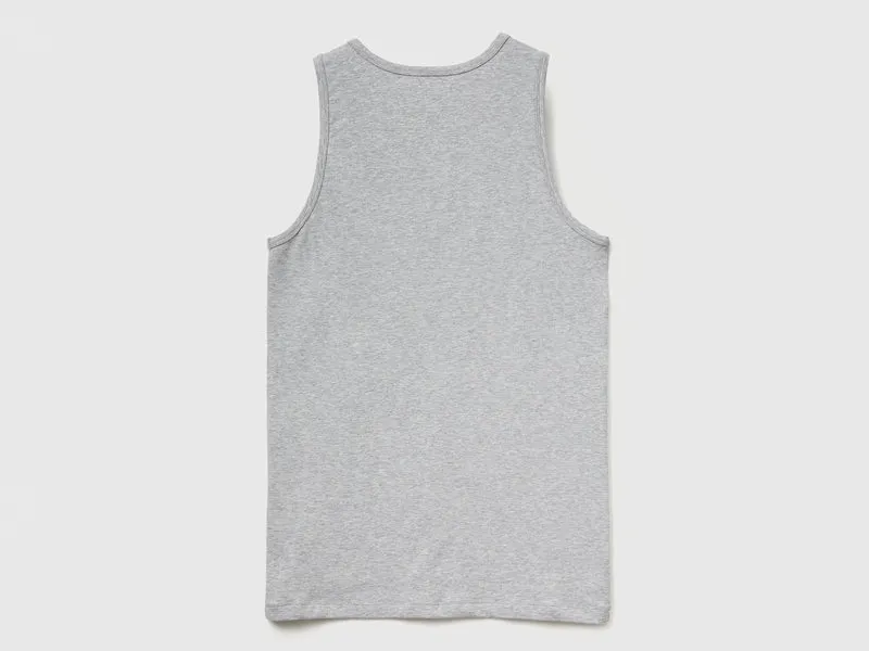 Tanktop aus elastischer Baumwolle