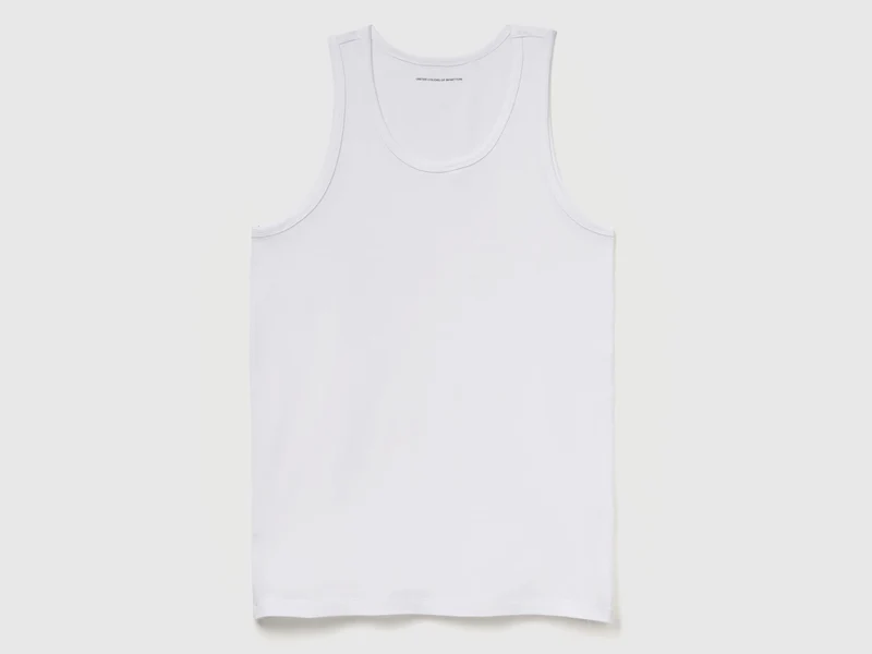 Tanktop aus elastischer Baumwolle