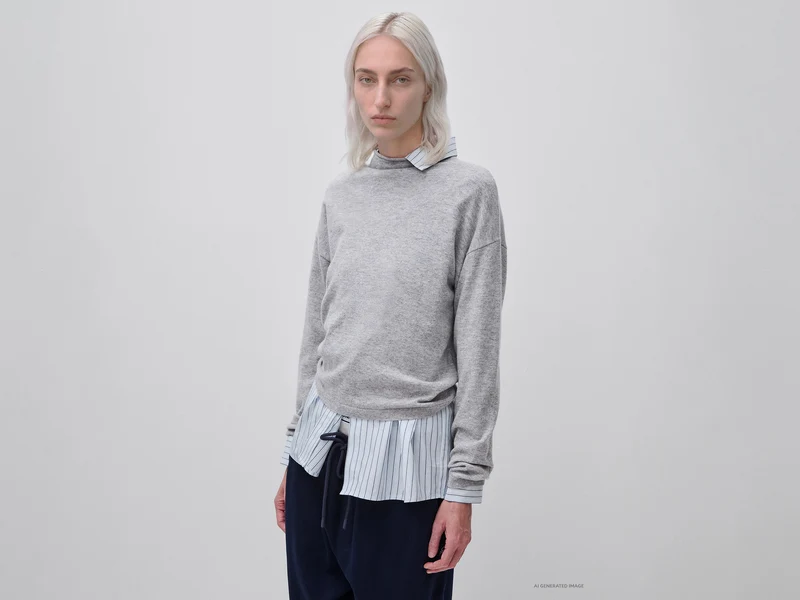 Weicher Pullover aus Woll-Kaschmir-Mischgewebe