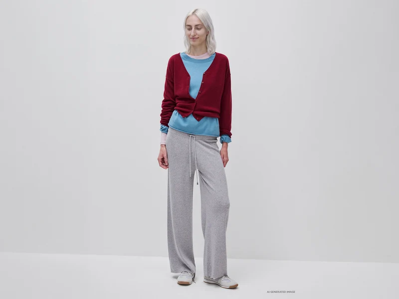 Strickjacke aus Woll- und Kaschmirmischung