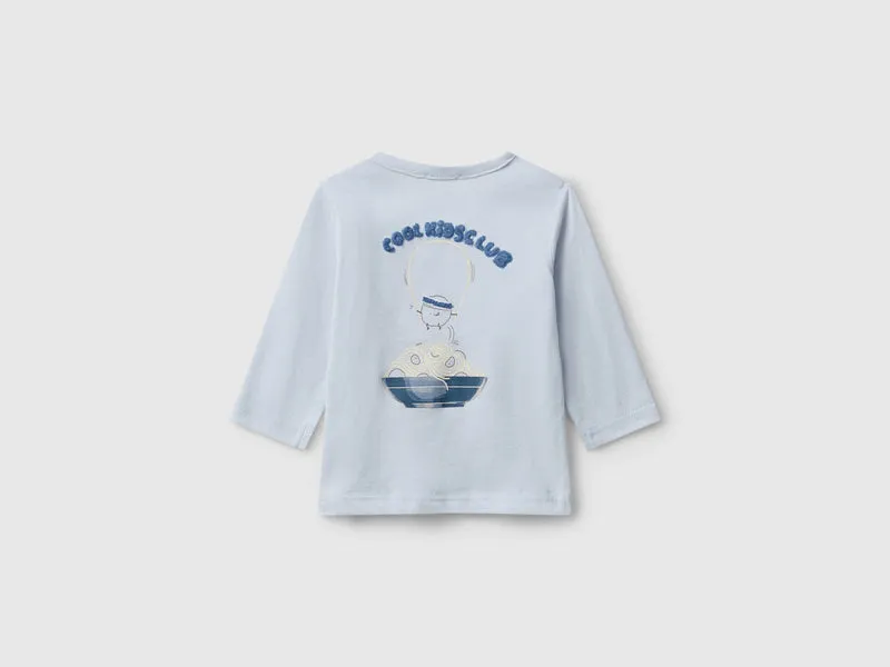 T-Shirt mit Print und Patch