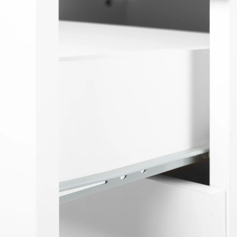 Kommode WESTPHALEN 3 Weiß mit 3 Schubladen für kleine Räume